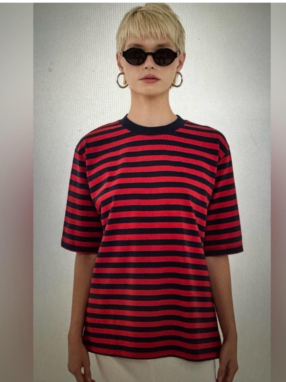 De Rocco Stripped Short Sleeve Shirt - S